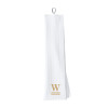 Thumbnail image for  White Waffle Microfiber Golf Towel
