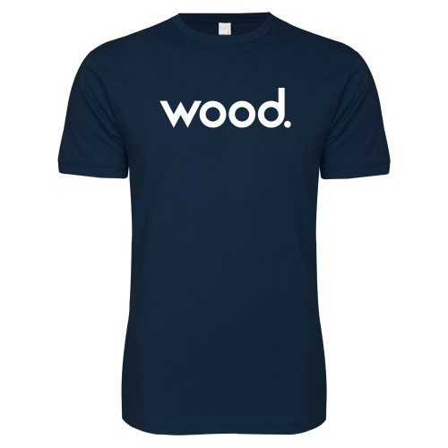 Next Level Navy SoftStyle T Shirt-Primary Logo