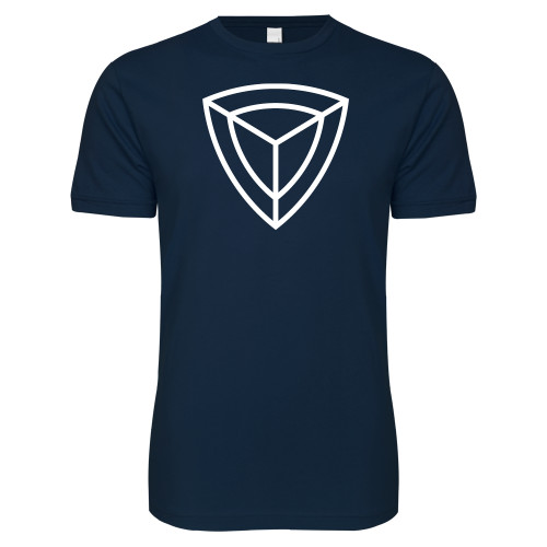 Next Level Navy SoftStyle T Shirt-Safety Shield Alone