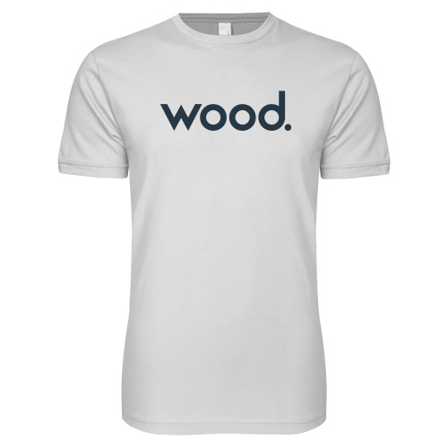 Next Level White SoftStyle T Shirt-Primary Logo