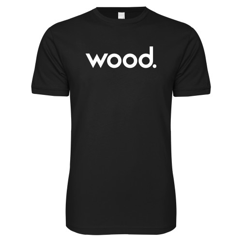 Next Level Black SoftStyle T Shirt-Primary Logo