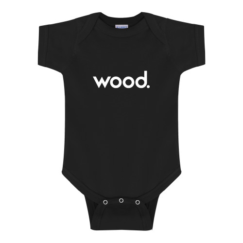 Black Infant Onesie-Primary Logo