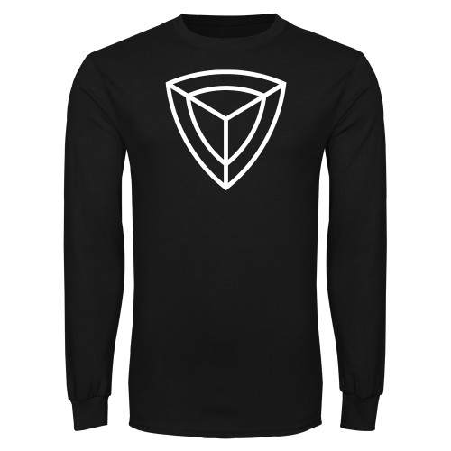 Black Long Sleeve T Shirt-Safety Shield Alone