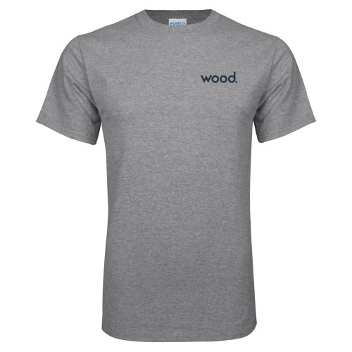 Grey T Shirt-Primary Logo