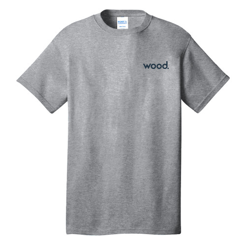 Extended Athletic Heather T Shirt-Primary Logo