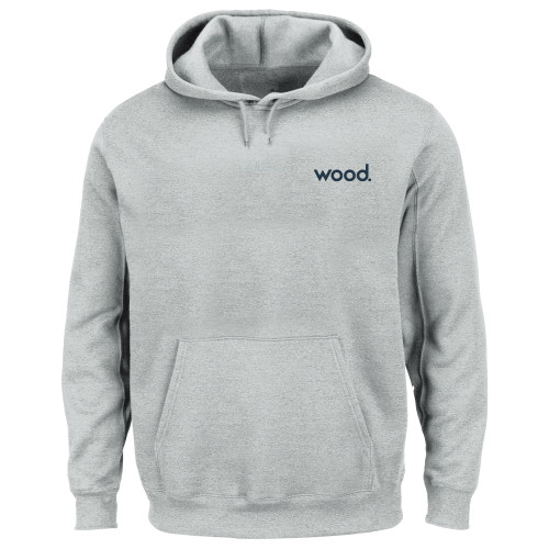 Extended Heather Grey Hoodie-Primary Logo
