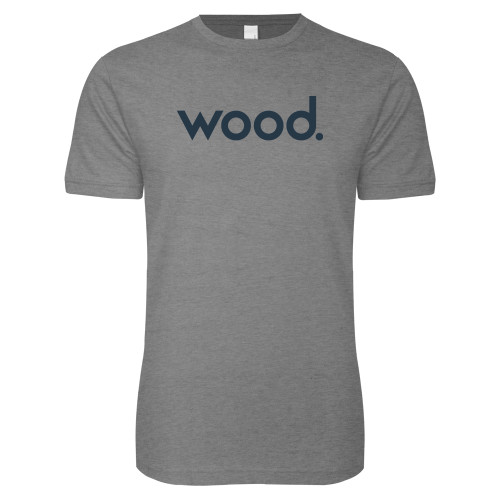 Next Level Heather Grey SoftStyle T Shirt-Primary Logo