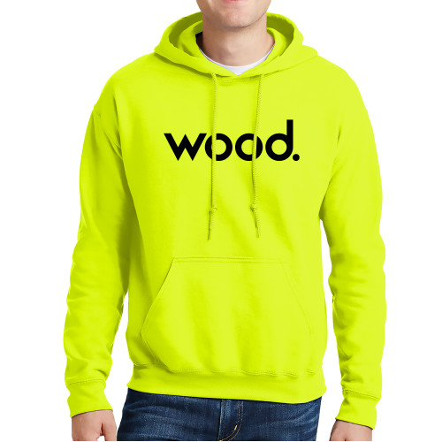Safety Green Fleece Hoodie-Primary Logo
