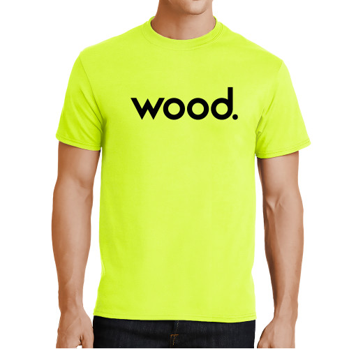 Safety Green T Shirt-Primary Logo