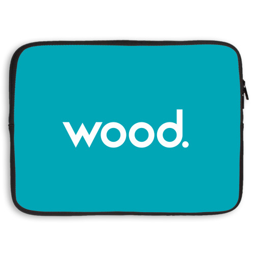 15 inch Neoprene Laptop Sleeve-Primary Logo