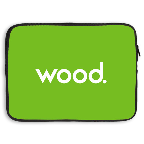 15 inch Neoprene Laptop Sleeve-Primary Logo