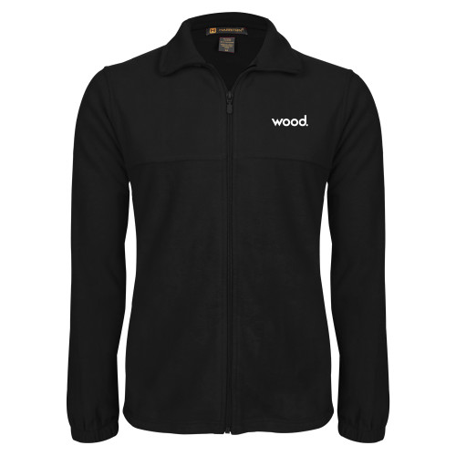 Black Fleece Full Zip Jacket-Primary Logo