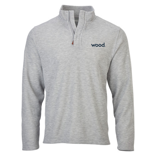 Boxercraft Oxford Grey Heather Sullivan 1/4 Zip-Primary Logo