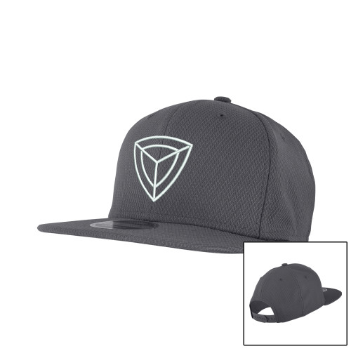 New Era Charcoal Diamond Era 9Fifty Snapback Hat-Safety Shield Alone