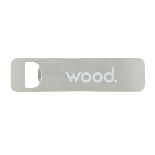 Magnetic Stainless Steel Bottle Opener-Primary Logo Engraved