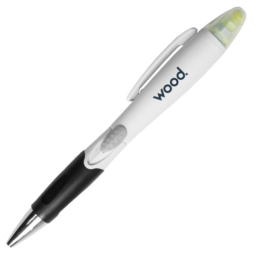 Blossom White Pen/Highlighter-Primary Logo