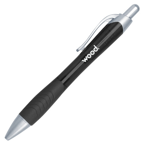 Metallic Mykonos Black Pen-Primary Logo