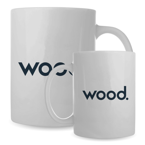 Full Color White Mug 15oz-Primary Logo