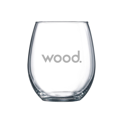 Libbey Stemless Glass 17oz-Primary Logo Engraved
