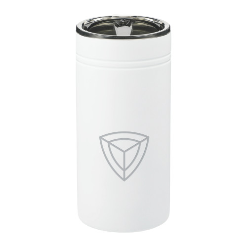 Sherpa Vacuum White Tumbler & Insulator 12oz-Safety Shield Alone Engraved
