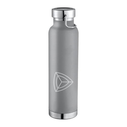 Thor Copper Vacuum Insulated Grey Bottle 22oz-Safety Shield Alone Engraved