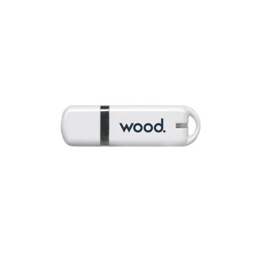USB White Pen Drive 4G-Primary Logo