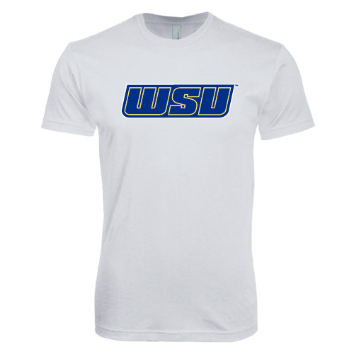  Next Level White SoftStyle T Shirt - WSU