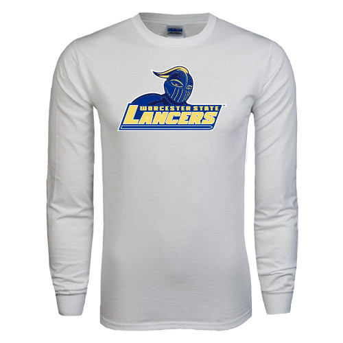  White Long Sleeve T Shirt - Primary Mark