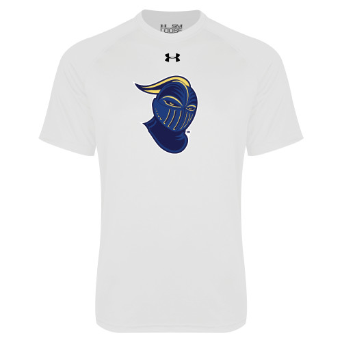  Under Armour White Tech Tee - Lancer Head