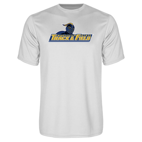  White Performance Tee - Track and Field