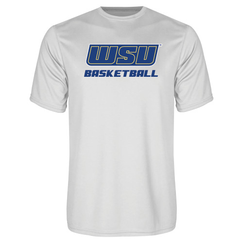  White Performance Tee - Basketball
