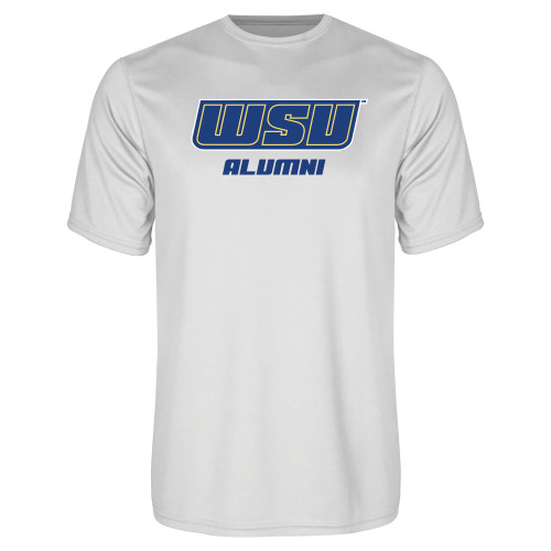  White Performance Tee - Alumni