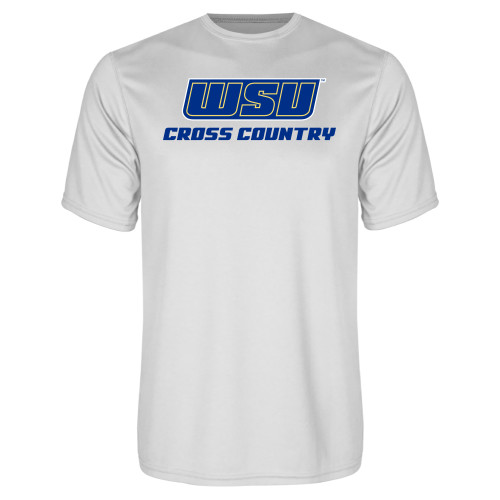  White Performance Tee - Cross Country