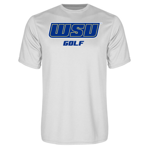  White Performance Tee - Golf