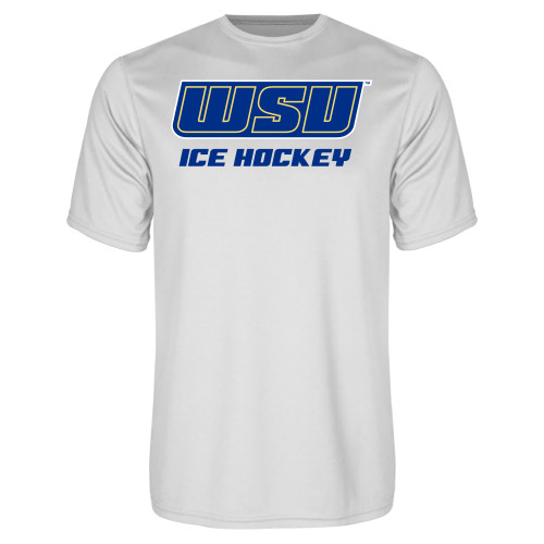  White Performance Tee - Ice Hockey