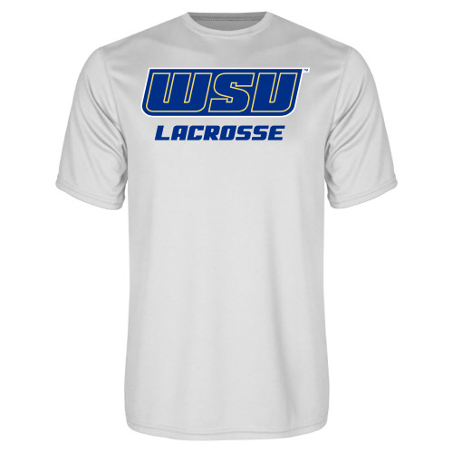  White Performance Tee - Lacrosse