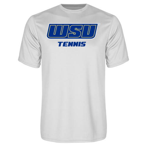  White Performance Tee - Tennis