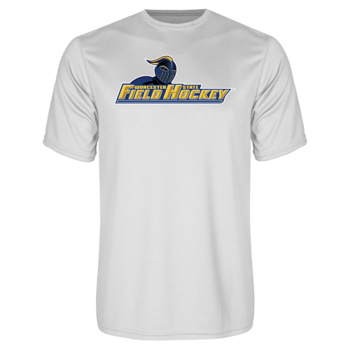  White Performance Tee - Field Hockey