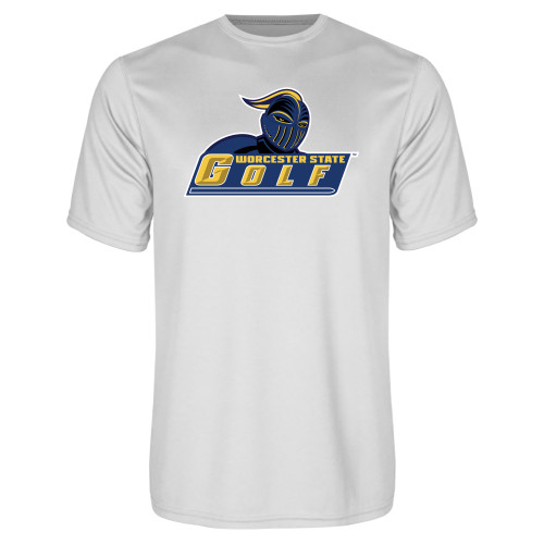  White Performance Tee - Golf