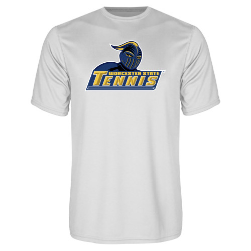  White Performance Tee - Tennis