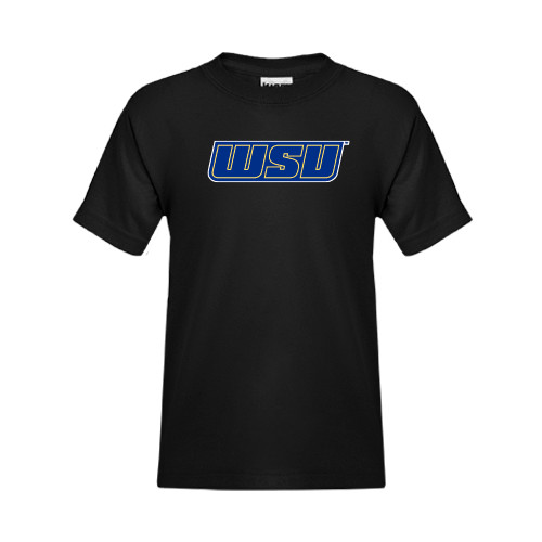  Youth Black T Shirt - WSU