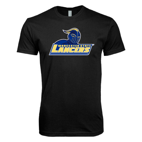  Next Level Black SoftStyle T Shirt - Primary Mark