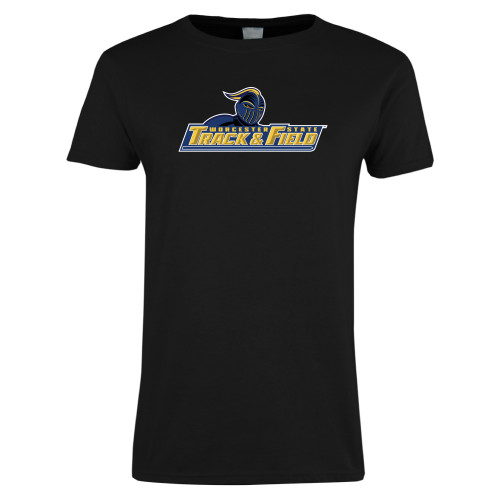  Womens Black Short Sleeve Tee - Track and Field