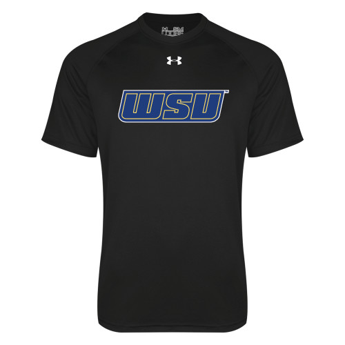  Under Armour Black Tech Tee - WSU