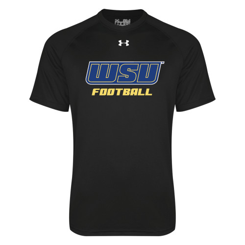  Under Armour Black Tech Tee - Football