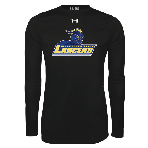  Under Armour Black Long Sleeve Tech Tee - Primary Mark
