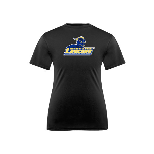  Youth Performance Black Tee - Primary Mark