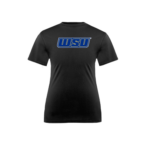  Youth Performance Black Tee - WSU