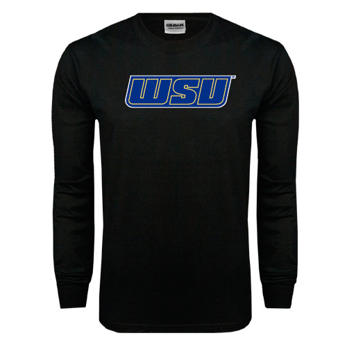  Black Long Sleeve T Shirt - WSU