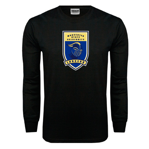  Black Long Sleeve T Shirt - Lancer Shield